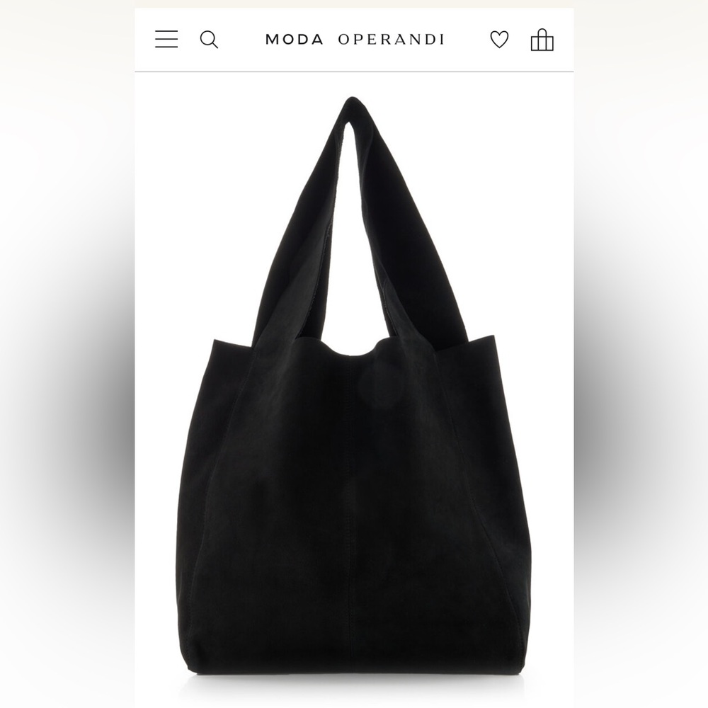 St. Agni Suede Tote - Picture 3 of 10